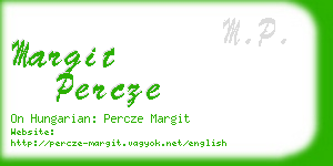 margit percze business card